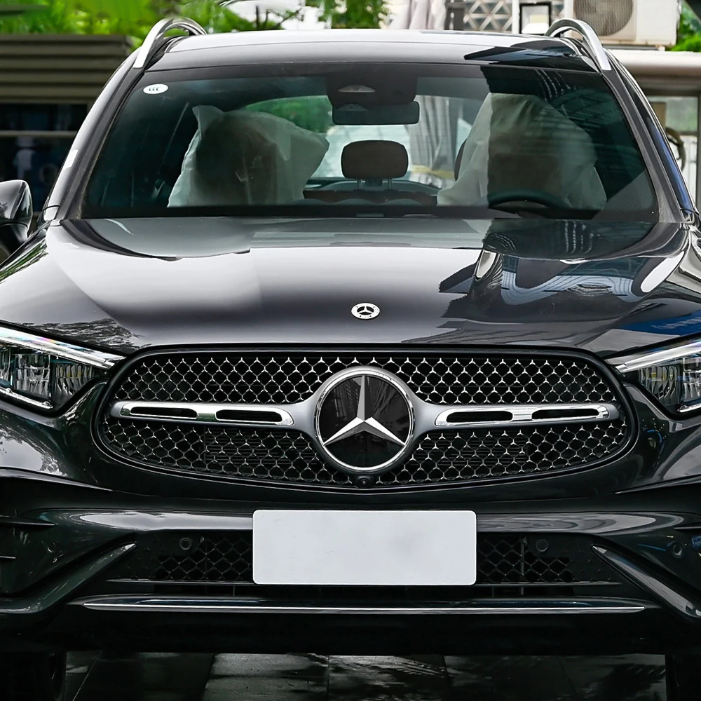 3D автомобильный гриль эмблема звезды значок переднего гриля логотип для Mercedes Benz
