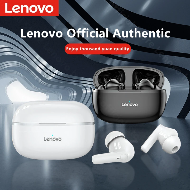 

Original Lenovo HT05 TWS Bluetooth-compatible Earphones Wireless Earbuds Sport Headphones Stereo Headset with Mic Touch Control