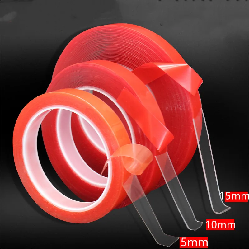 

Double Sided Adhesive Tape Acrylic Transparent No Traces Sticker Length 3M Width5/10/15/20/25/30/35mm Waterproof Tape Home Decor