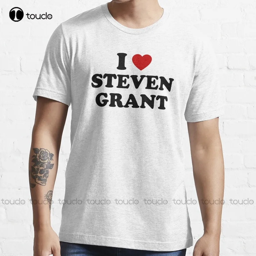 

Женская футболка с надписью «I Love Steven Grant»