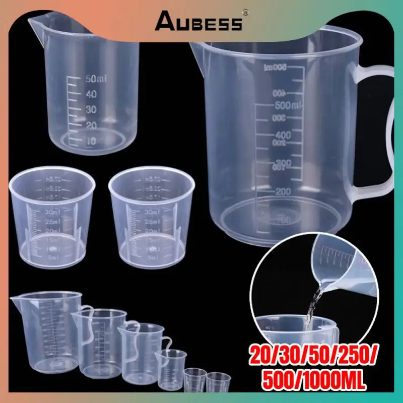 

20ml/30ml/50ml/250ml/500ml/1000ml Kitchen Counting Cup With Graduated Quality With Graduated Quality Kitchen Measurment Cups