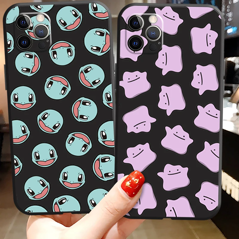

Pokemon Pikachu Cute Phone Cases For iPhone 11 12 Pro MAX 6S 7 8 Plus XS MAX 12 13 Mini X XR SE 2020 Soft TPU Funda Coque