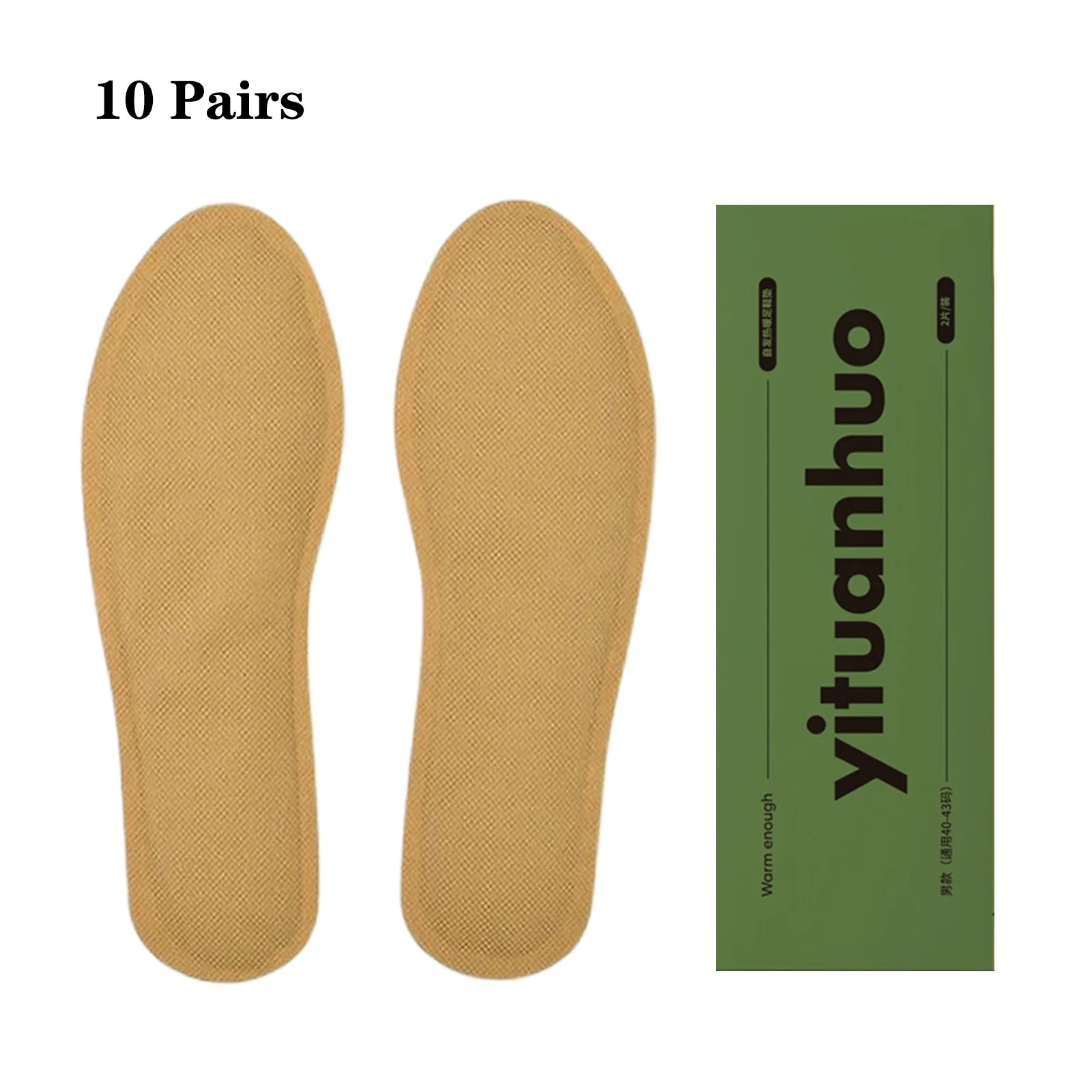 

2pcs Disposable 12 Hours Heated Insoles Winter Heater Warmer Foot Heat Boot Shoes Pad Self-heating Breathable Heating Foot Patch