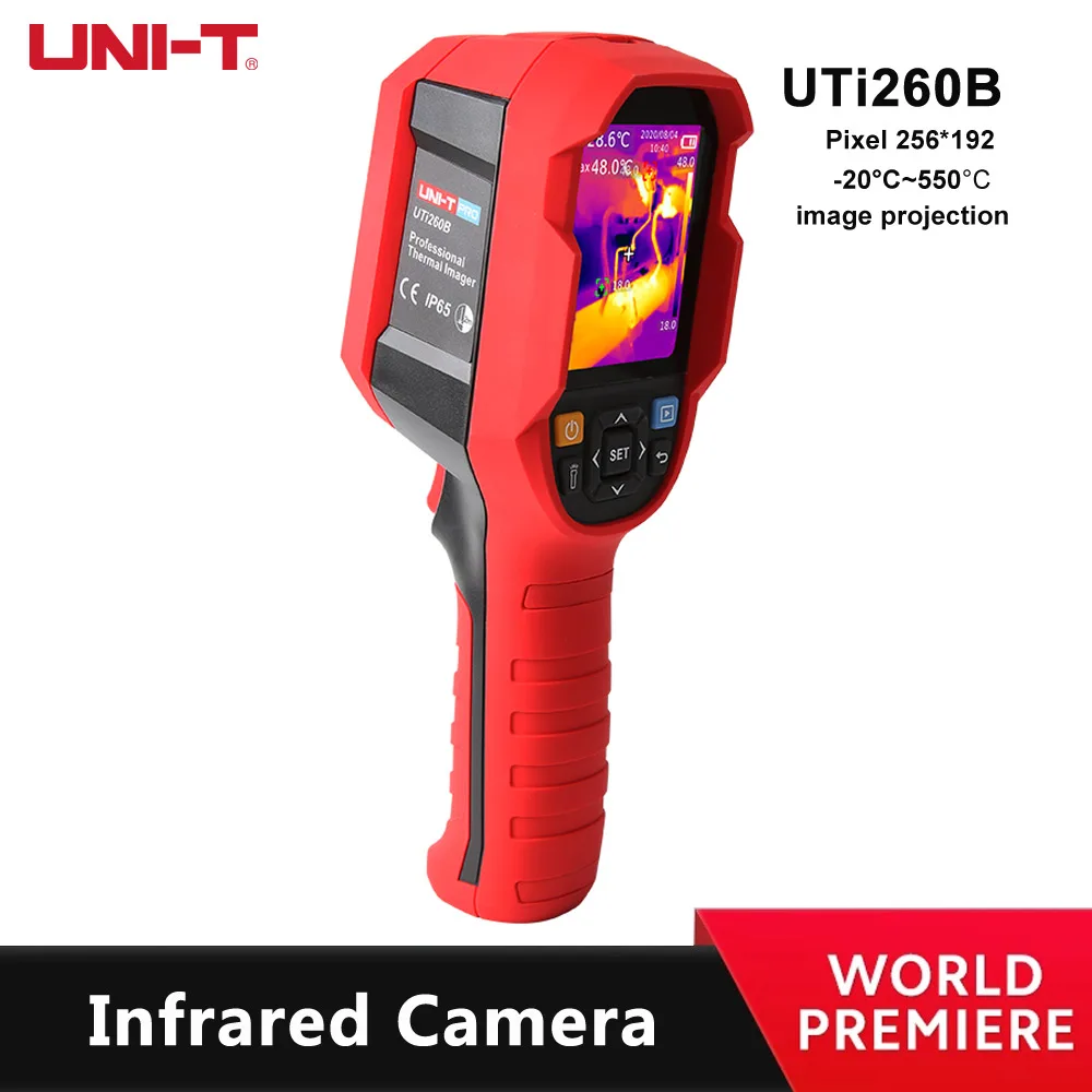 

UNI-T UTi260B Инфракрасный Тепловизор печатная плата Материнская плата тестер температуры нагревательная трубка обнаружение утечки тепловая ка...