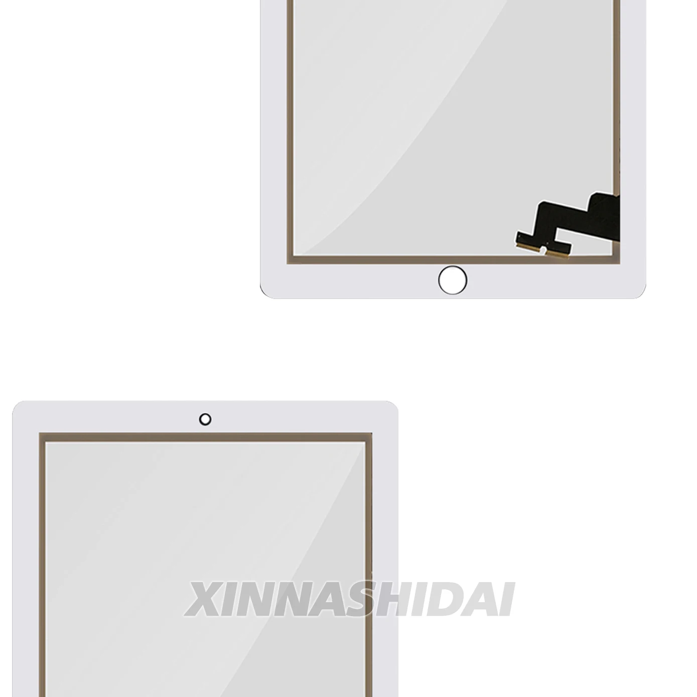 Фото Для iPad 2 A1395 A1396 A1397 Дисплей Сенсорный экран Панель дигитайзера Переднее стекло Запасные части №4