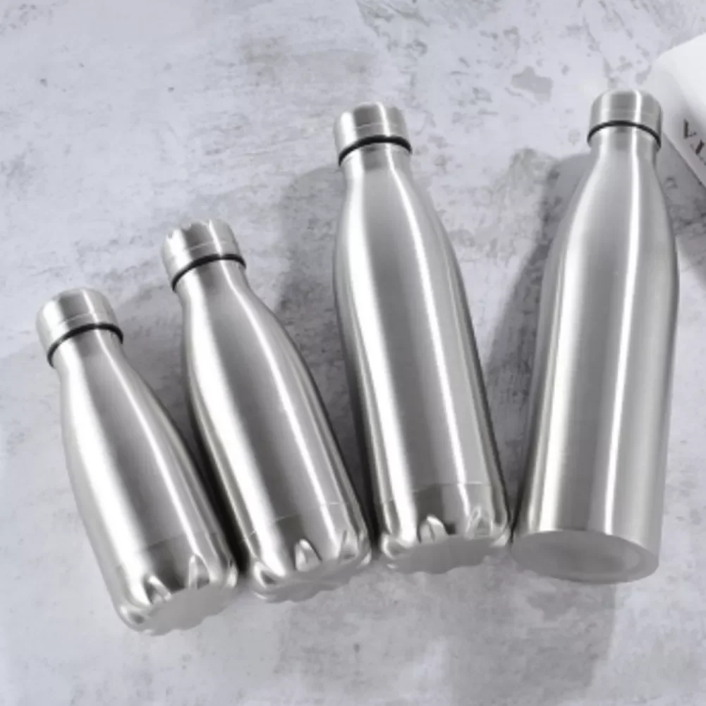 

Double-wall Creative BPA Free Water Bottle Stainless Steel Beer Tea Coffee Portable Sport Vacuum Thermos