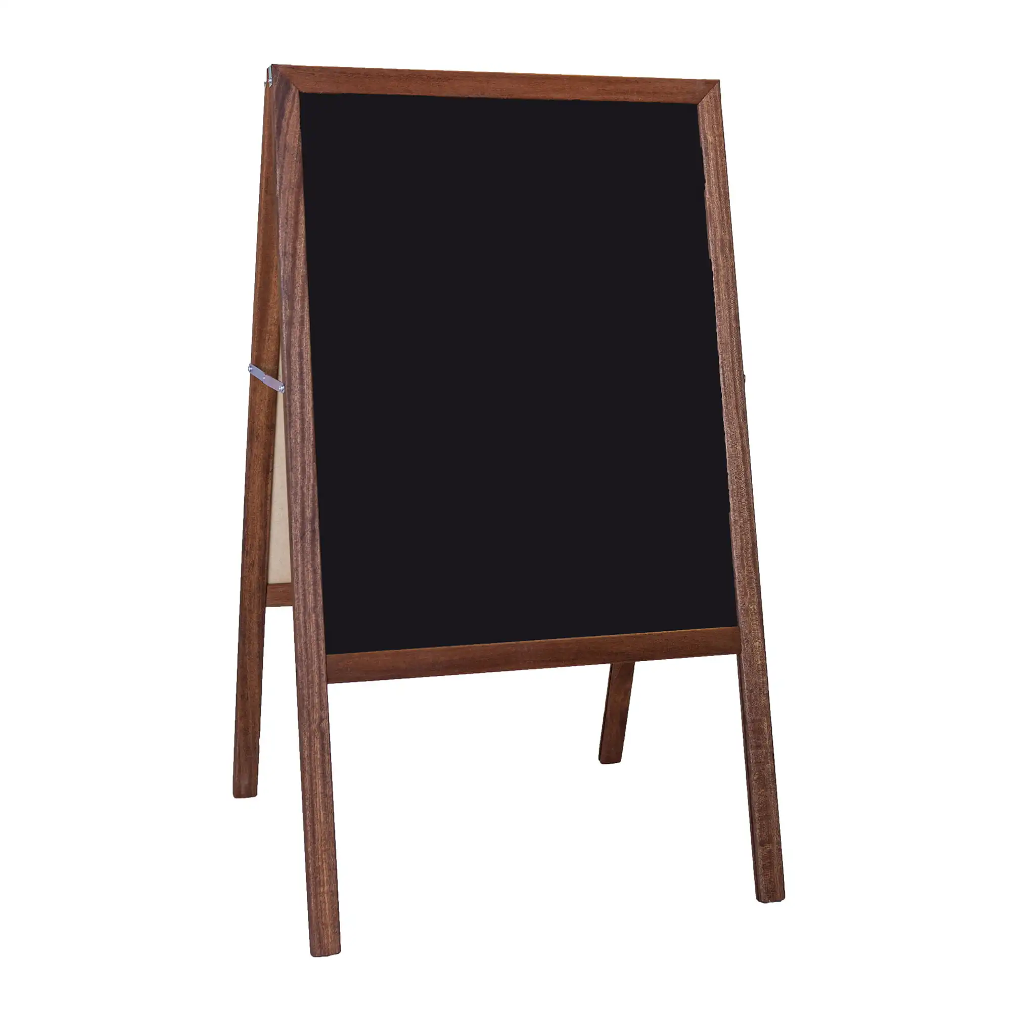 Stained Marquee Easel with Black Chalkboard, 42 Inch H x 24 Inch W