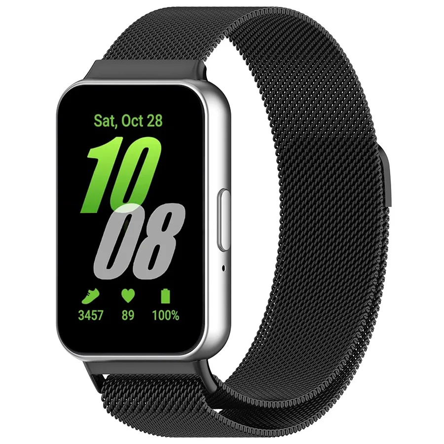 Ремешок для Samsung Galaxy Fit 3 Миланская петля браслет из нержавеющей стали аксессуары