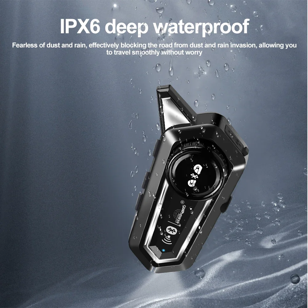 Bluetooth-гарнитура Для Мотоциклетного Домофона И Шлема Intercomunicador Двусторонняя Связь