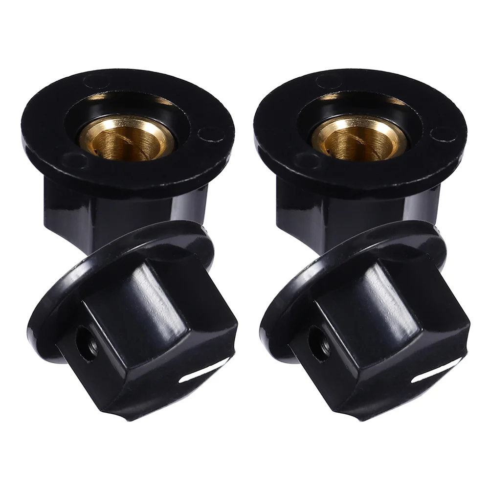 

4pcs Electric Guitar Bass Speaker Knob Caps Practical Guitar Speaker Knob Covers