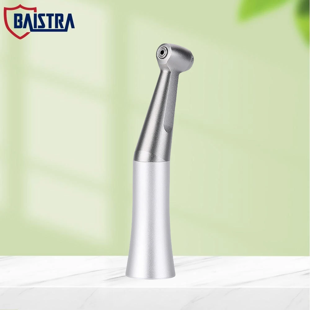 

BAISTRA Dental Low Speed Contra Angle Handpiece for FG 1.6mm Burs 1:1 Push Button Dentist Handpieces Max 20,000rpm Polishing