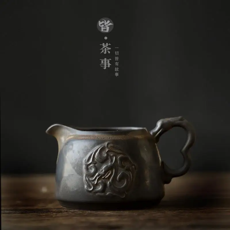

Japanese Style Kung Fu Tea Set Tea Ceremony Utensils Tea Serving Cup Tea Cup Tea Pot Creative Fair Mug Household Ceramic Fair Cu