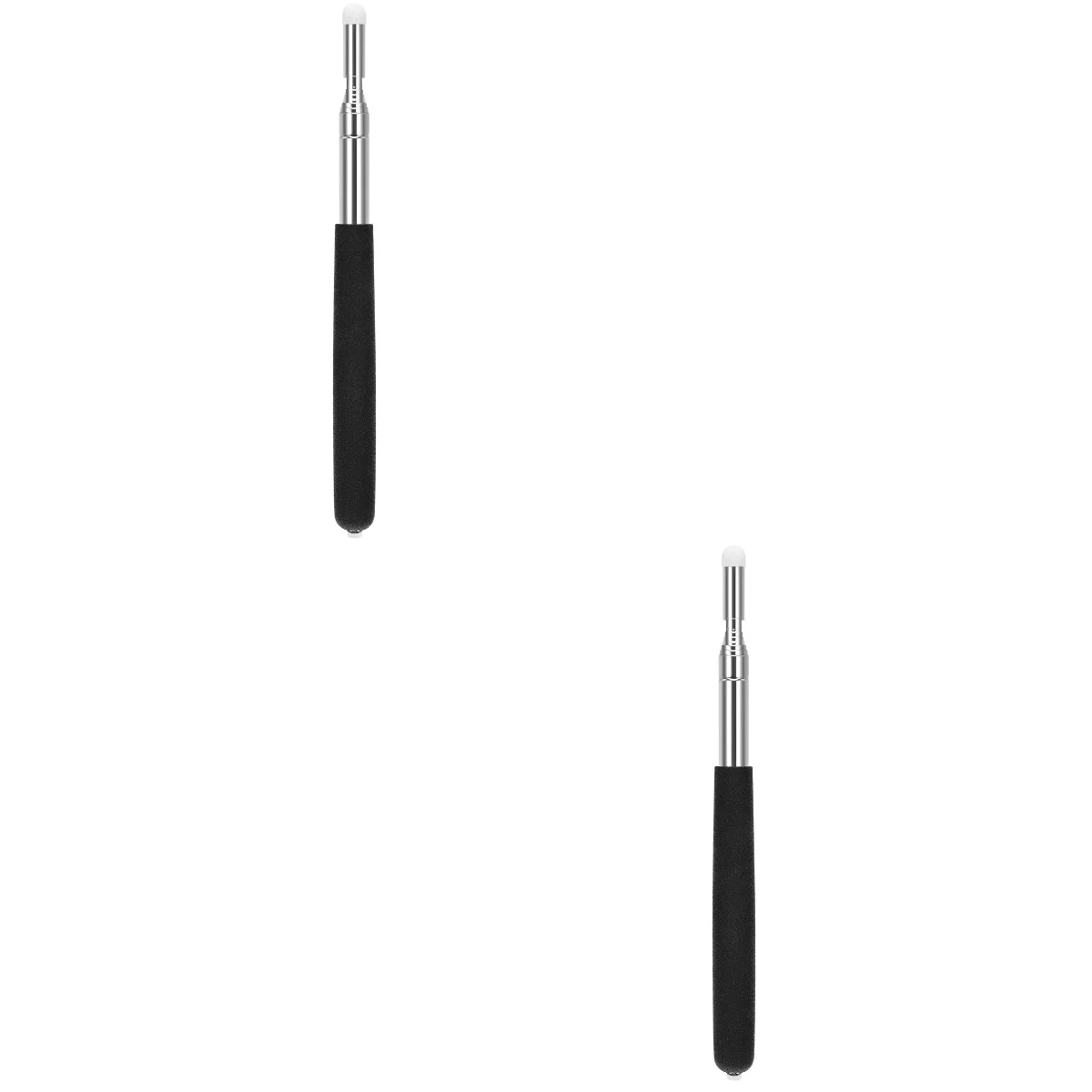 

2pcs WINOMO Hand Pointer Extendable Telescopic Retractable Pointer Handheld Presenter Classroom Whiteboard Pointer (Black)