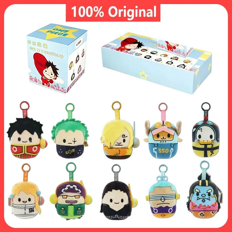 Фото Оригинальный аниме-бокс-сюрприз ONE PIECE, серия Aghead, игрушка-подвеска, плюшевая фигурка Дангоко. №1