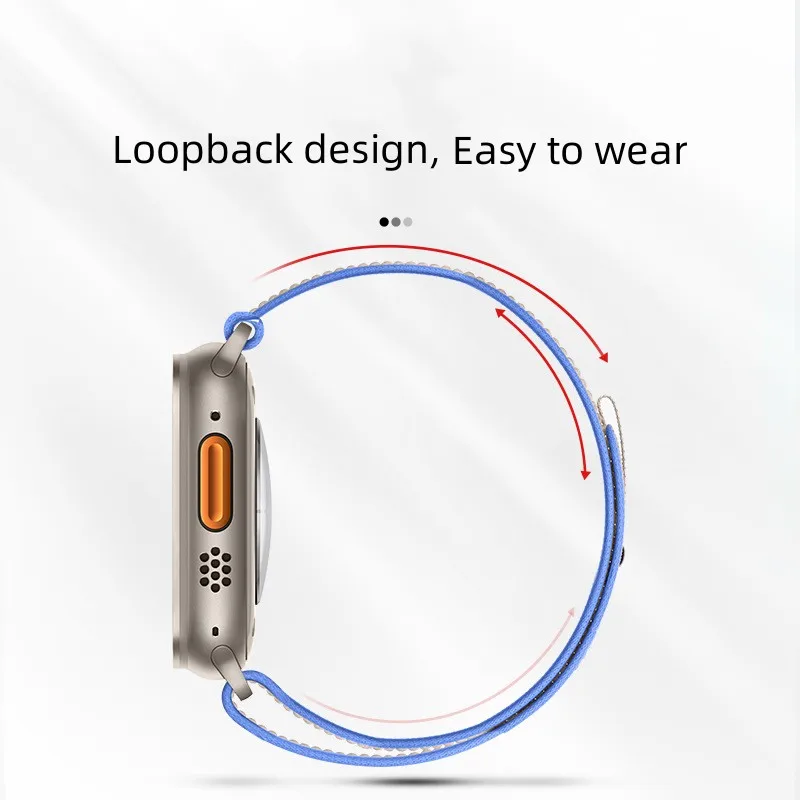 Trail Loop strap For Apple watch band 49mm 45mm 44mm 40mm 41mm 42mm 38mm Watchband Bracelet iWatch series 8 7 6 5 4 3 SE Ultra