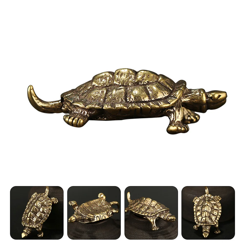 

1pc Decorative Turtle Turtle Decor Creative Stall Goods Chinese Turtle Figure Turtle Key Ring