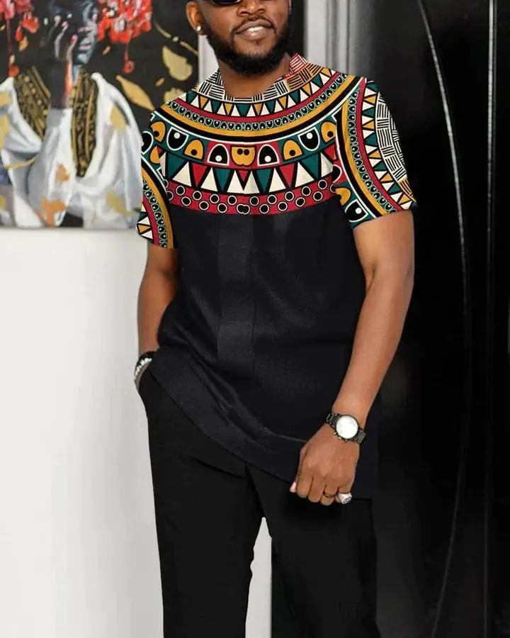 Man Summer Luxury Short Sleeve T-Shirt Casual Trousers Jogging Suit 2-Piece Fashion Male Trend Street Tracksuit Pant Set