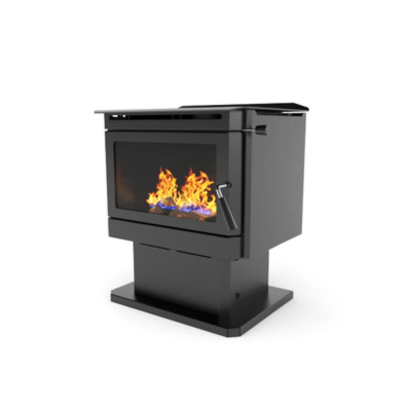 

Household independent retro wood fireplace steel plate indoor embedded true fire wood burning villa rural Space heater