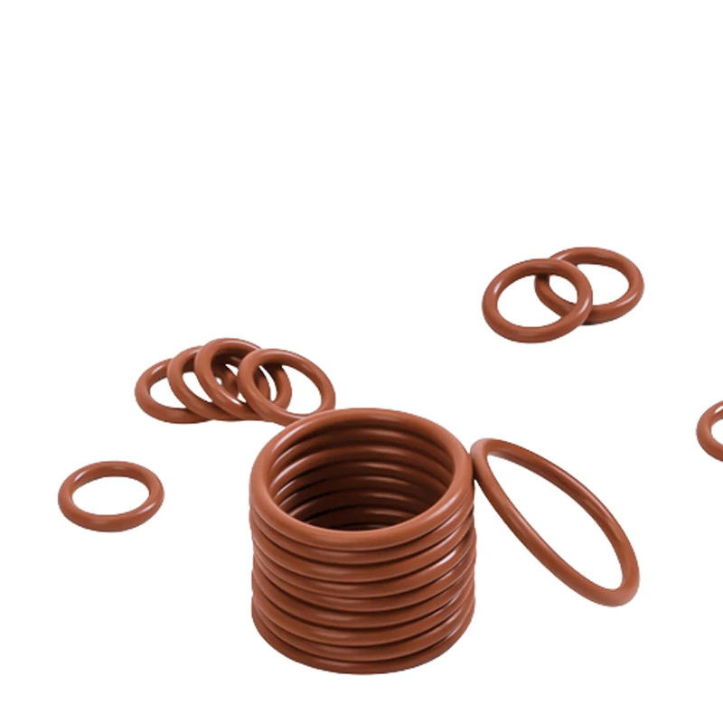 Коричневое уплотнительное кольцо FKM высокая термостойкость и коррозионная