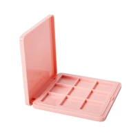 pink 9 grids empty eyeshadow palette eye makeup storage dish diy eye shadow tool diy eye shadow storage box tool