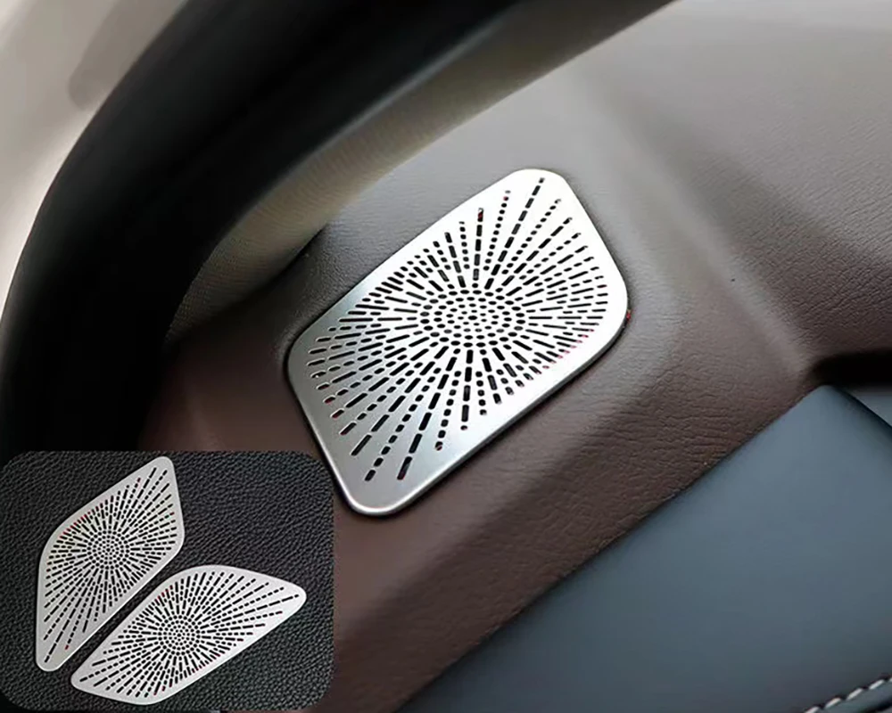 

Для Nissan Rogue X-Trail T33 2022 2023, крышка автомобильного аудиодинамика на дверь, накладка на рамку, наклейка, стальные аксессуары для интерьера