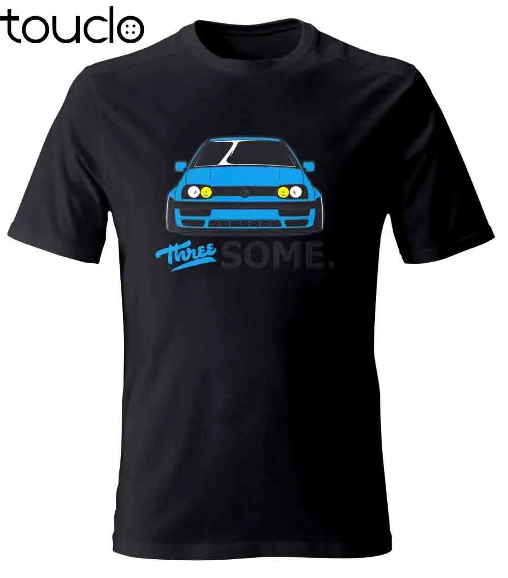 

Hot Sale New Men'S T Shirt Mens Three Some Funny T-shirt Germany Classic Car Golfs MK3 GT GTI VR6 1.9 TDI T Shirt T shirt
