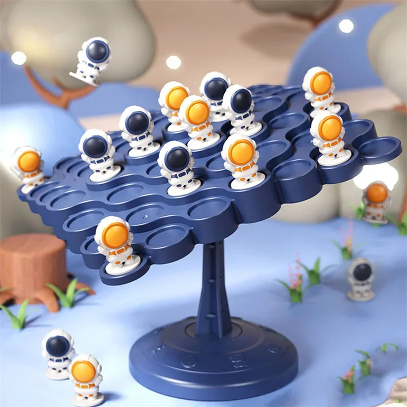 Детская настольная игра балансирующее дерево астронавты лягушка балансирующая