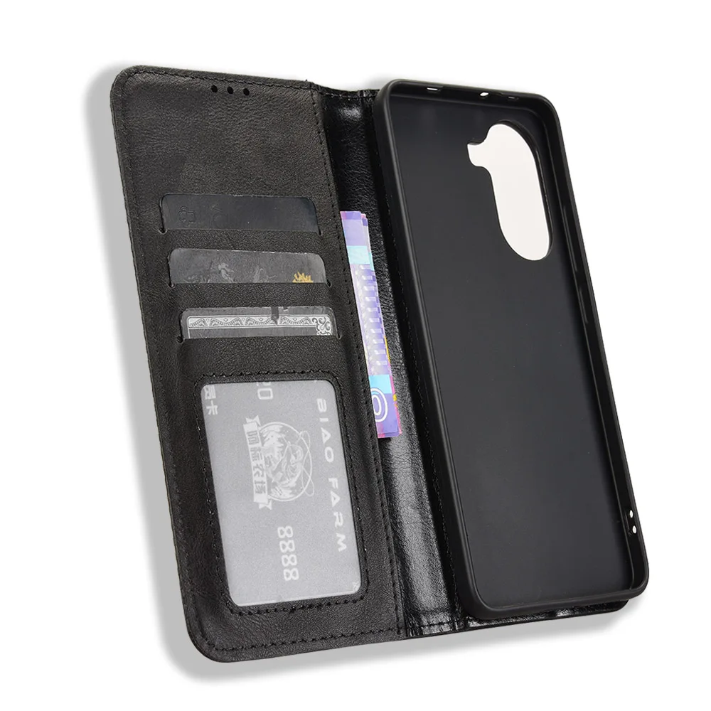 Для Xiaomi Poco X7 Pro 5G Роскошный флип-кошелек из искусственной кожи с магнитной