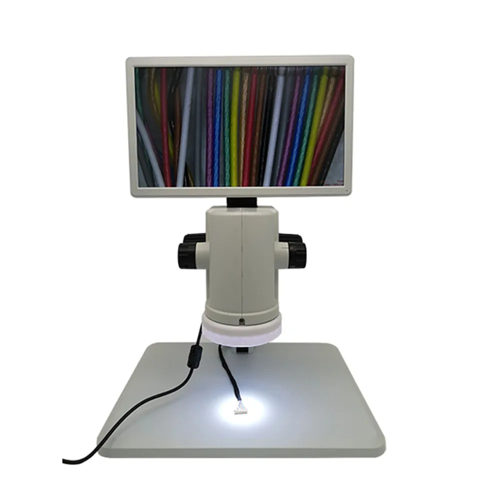 

Цифровой видео зум стерео микроскоп с 5M 1080P 60fps CMOS камера 11,6 дюймовый ЖК-экран