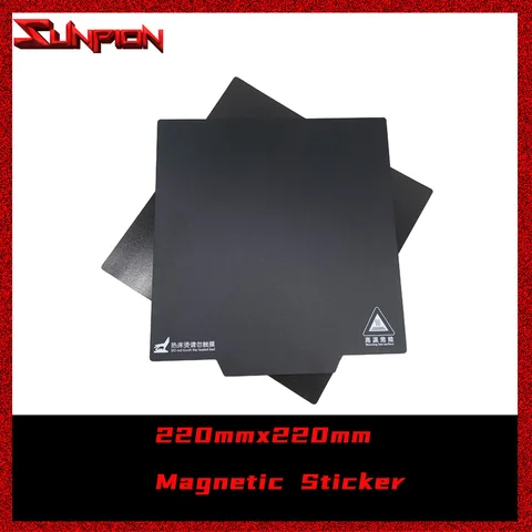 Детали для 3D-принтера, новинка, магнитная лента для печати, наклейка 180/220/235/300/310 мм, квадратная Строительная пластина, лента, гибкая пластина для поверхности