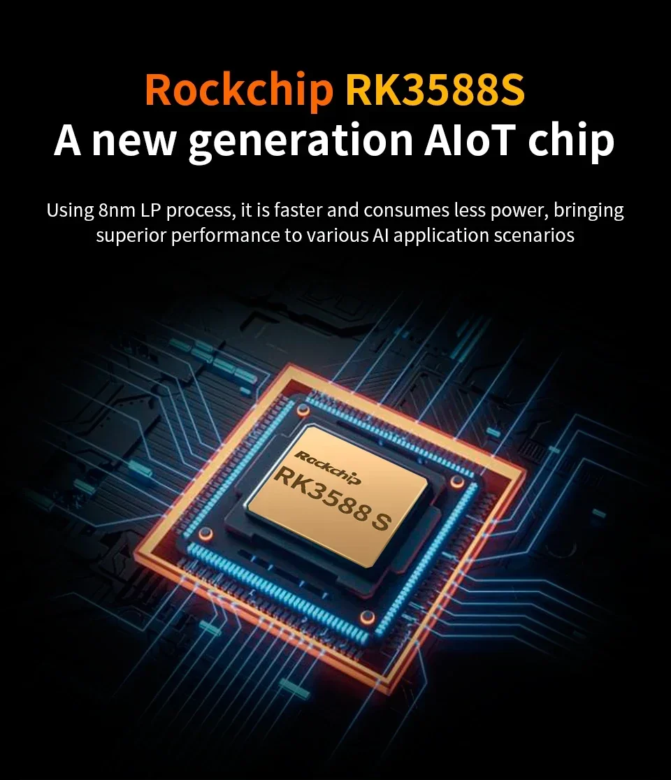 Orange Pi 5B 16 ГБ ОЗУ 128 EMMC 64-бит Rockchip RK3588S WIFI Bluetooth BLE 8K Видео Мини-ПК SBC 5 B Плата