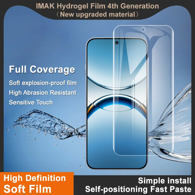 Гидрогелевая пленка для OPPO Find X8 Pro IMAK 4-я защитная экрана с полным покрытием 5G