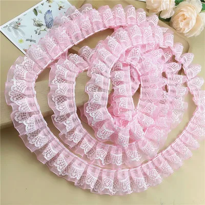 

High Quality Lace Fabric 4cm Ribbon Lace Guipure Craft Supplies DIY Sewing Trimmings Dress Decoration dentelle encaje