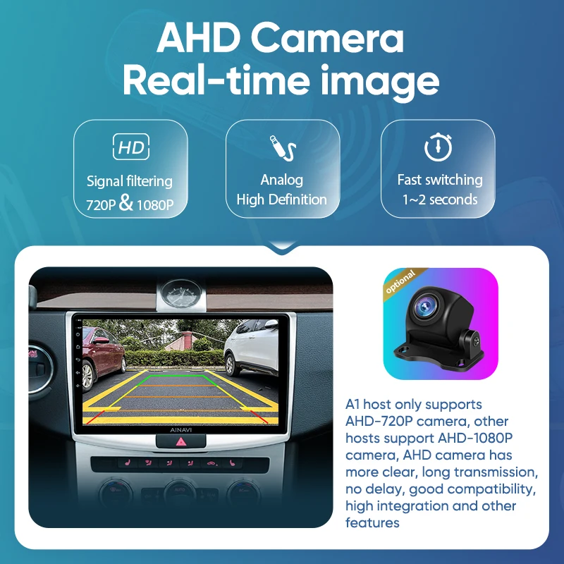 $114.30 Ainavi Multimedia Player For Toyota Camry 2008-2011 Car Radio No 2Din Android Auto Carplay GPS RDS  Stereo Head Unit DSP 48EQ