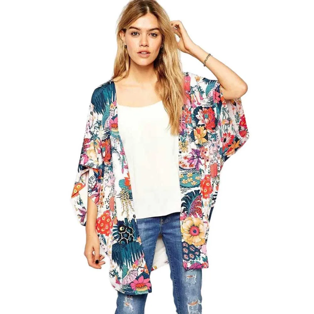 

Petite Cable Knit Cardigan Sweater Kimono Print XL Blouse Floral Chiffon Women Casual Tops Cardigan Loose Women's Sheer Cardigan
