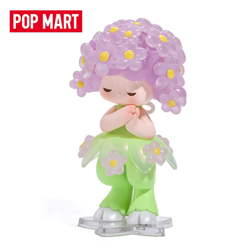 

Popmart Dimoo White Peach Pomegranate Satyr Rory Flower Spirit Elevator Caja Ciega Guess Bag Girl Gift Cute Action Anime Figure