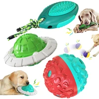 indestructible dog toy new meteorite shaped design dog ball squeak clean teeth toy durable chew toy for large dogs