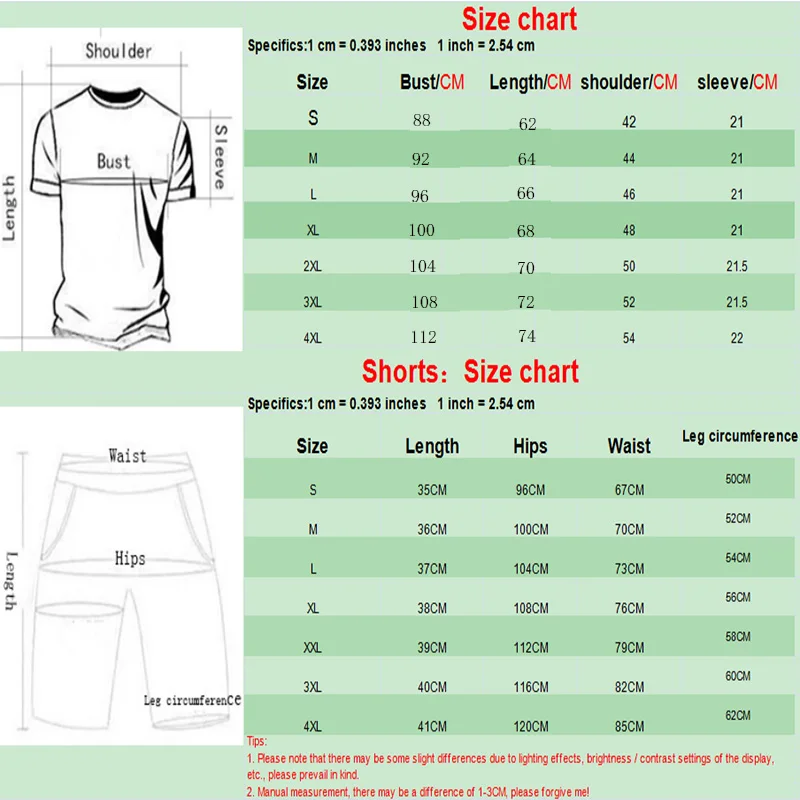 Summer men's set casual breathable round neck short sleeved T-shirt+men's shorts fitness training jogging men's sports set