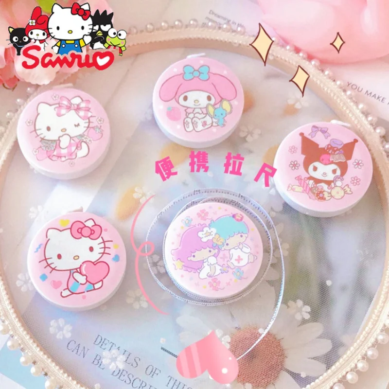 Sanrio Melody Kuromi Hello Kitty Cinnamoroll Магнитная линейка для одежды 1 5 метра