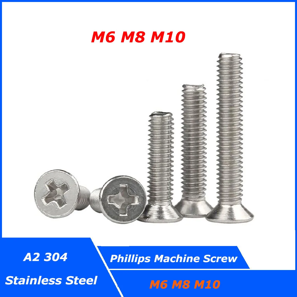 

1 ~ 20 шт., болты с потайной головкой, из нержавеющей стали