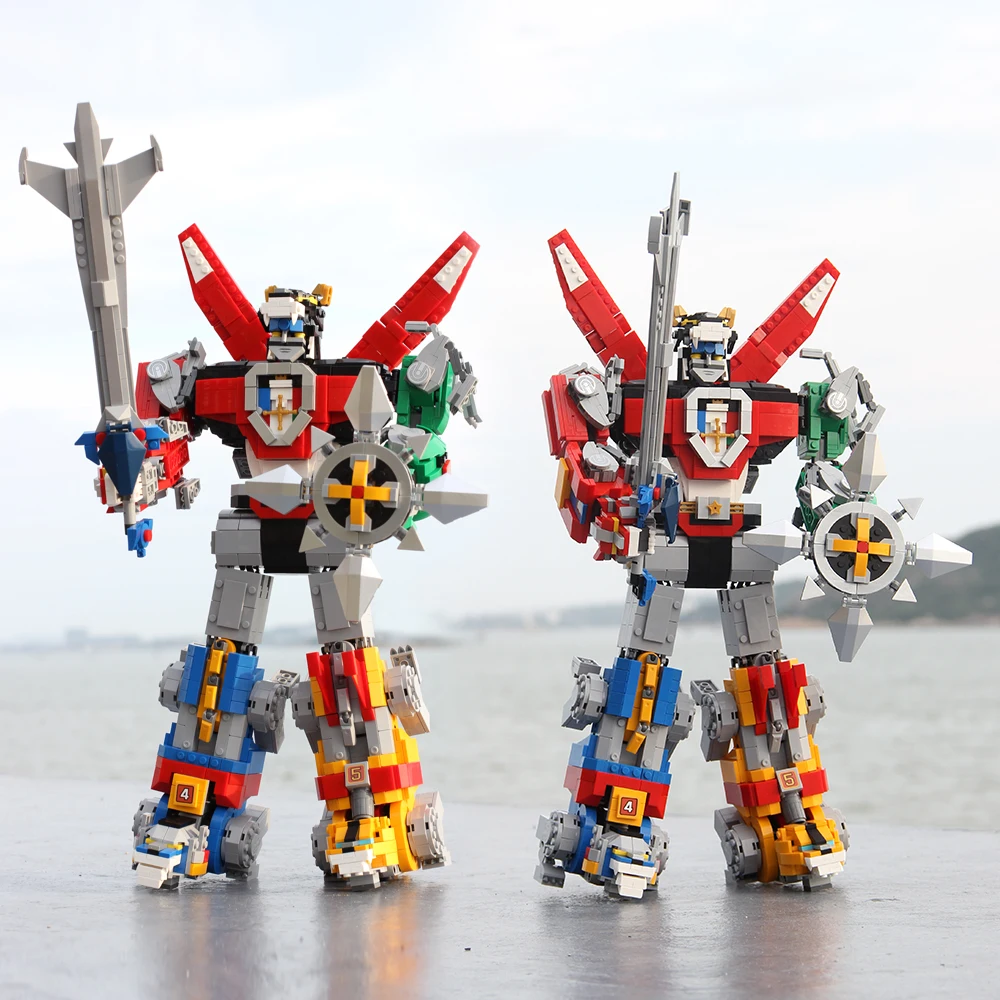 

In Stock 16057 Voltroned Lion King Robot Action Figure Building Block 2600pcs Bricks Toys Gift for Children 21311