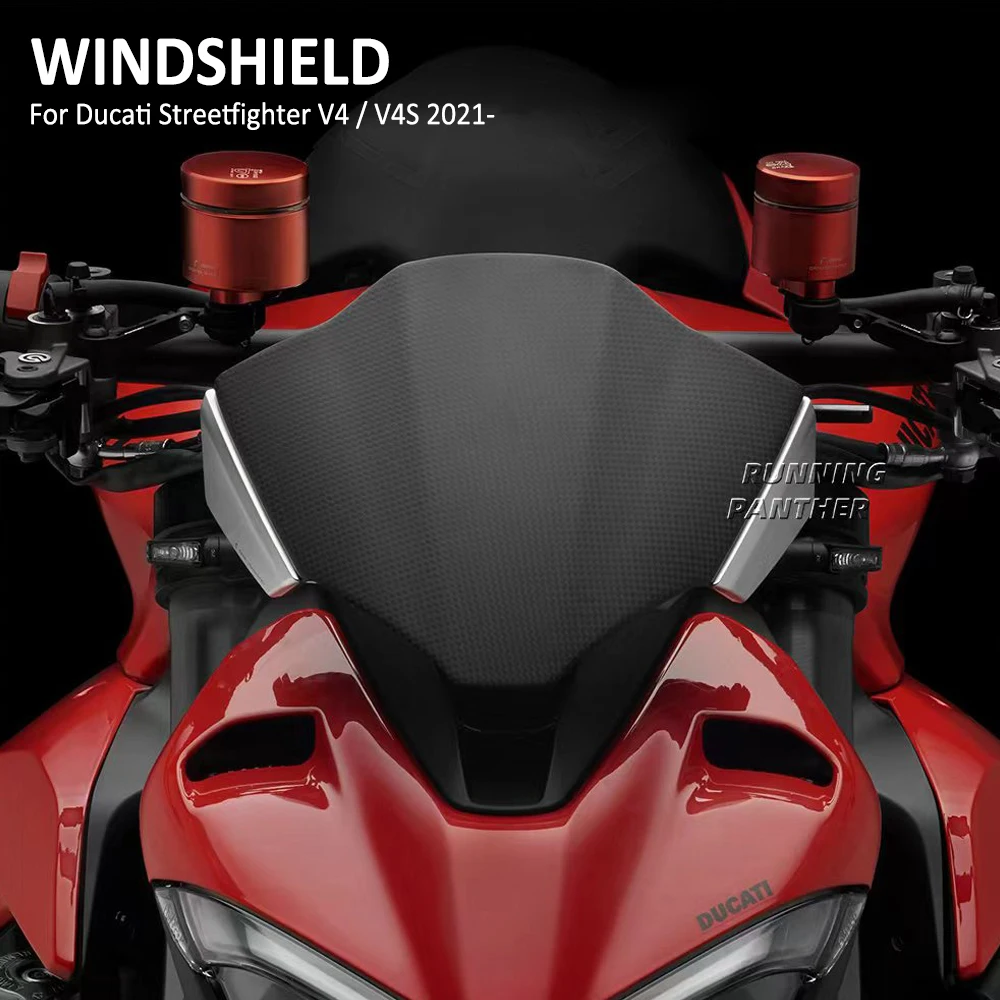 

Ветровое стекло для мотоцикла Ducati Streetfighter V4 S V4S 2021-UP 2022 2023
