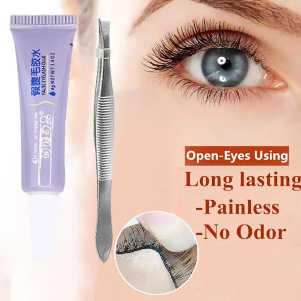 

False Eyelash Glue Quick Dry Low Sensitivity Easy Removal Of Double Eyelids Can Be Eyelash Glue Natural White Makeup Girl Makeup