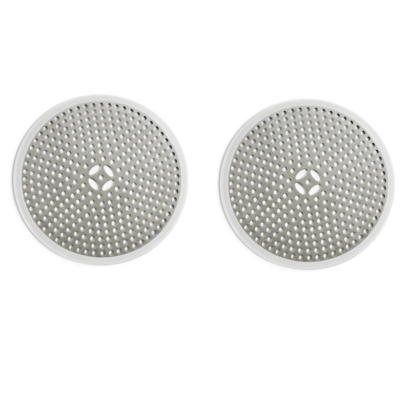 

2Pcs Shower Drain Hair Catcher/Strainer/Stainless Steel And Silicone
