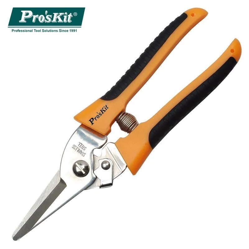 

Садовые ножницы Pro'skit 8PK-SR007 из нержавеющей стали, ножницы для обрезки цветов, фруктовых деревьев, секатор, триммер для кожаных ковров