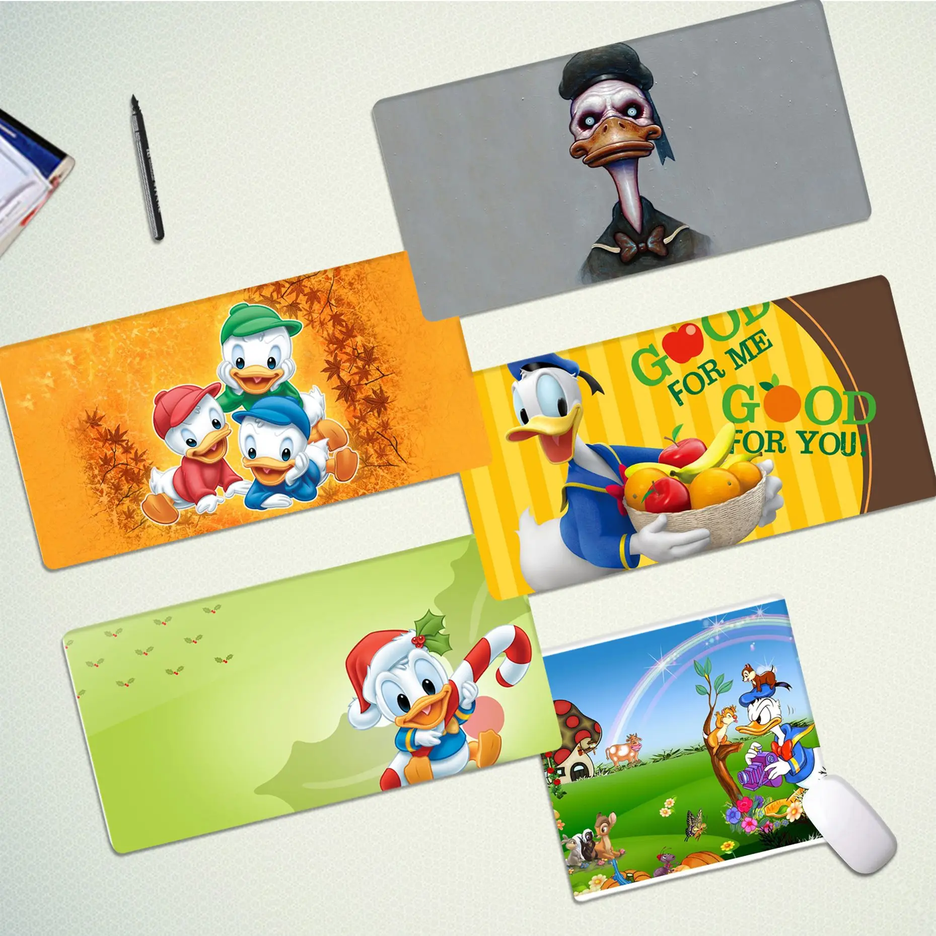 

Disney Donald Duck Cute Laptop Gaming Mice Mousepad Size For Game Keyboard Pad