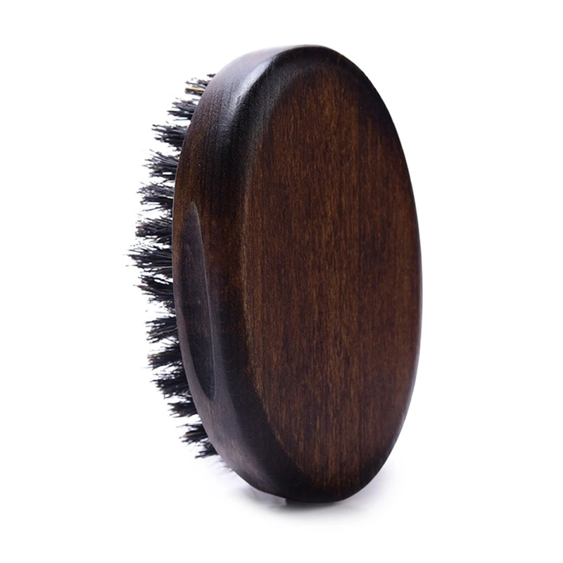 

Natural Boar Bristle Beard Brush Beech Wood Face Massage Brush Multi-functional Hair Comb for Men Beards and Mustache