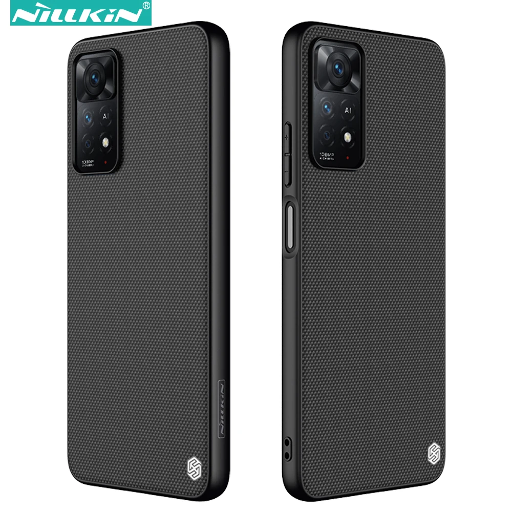 

Nillkin Textured Phone Case for Xiaomi Redmi Note 11 Pro / 11E Pro 5G, Luxury TPU+PC Durable Non-slip Back Cover
