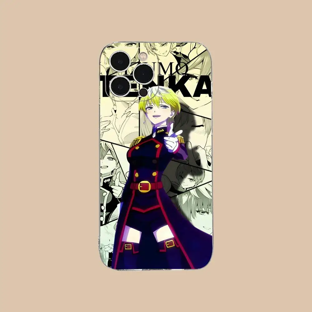 Mato seihei no slave Tenka Izumo Чехол для телефона для iPhone 17 16 15 14 13 12 11 X XR XS Air Pro Max Plus Mini Clear Colorful Cover (art.: 3920d3d346df7) - 3920d3d346df7
