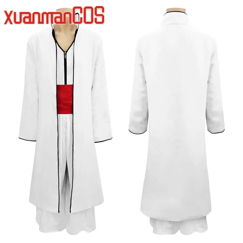 

Костюм для косплея аниме отбеливатель Aizen juuke, белый халат, плащ, пальто, японское кимоно, мужской костюм